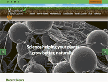 Tablet Screenshot of mycorrhizae.com